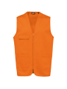 Gilet polycoton multipoches unisexe