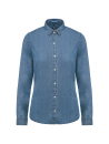Chemise denim femme