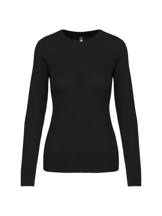 Pull col rond femme