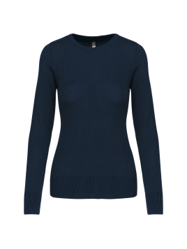 Pull col rond femme