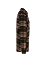 Surchemise à carreaux doublée sherpa homme