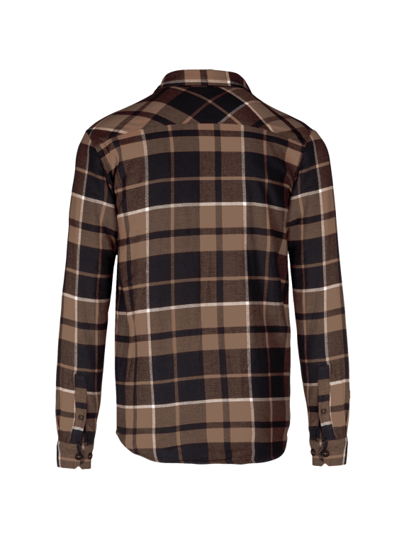 Surchemise à carreaux doublée sherpa homme