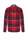 Surchemise à carreaux doublée sherpa homme