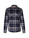 Surchemise à carreaux doublée sherpa homme