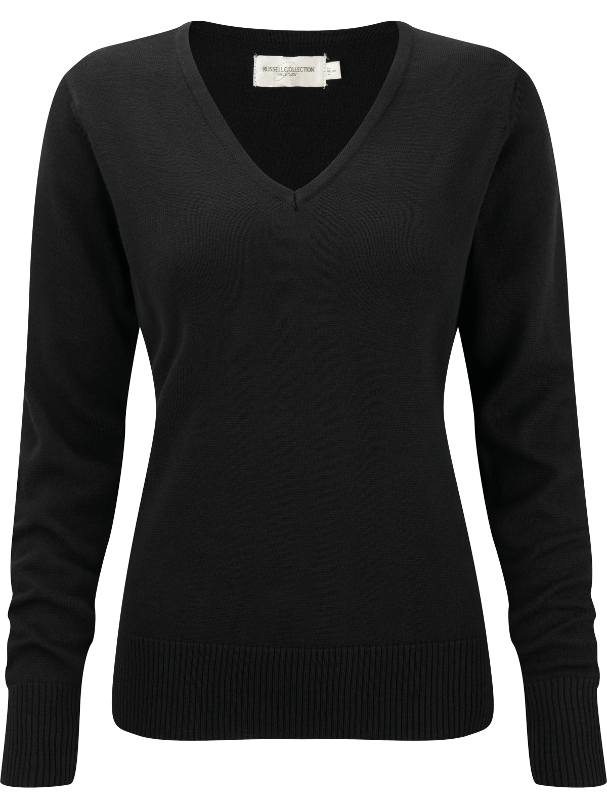Pullover femme col v
