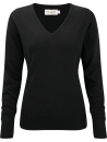 Pullover femme col v