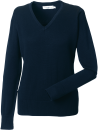 Pullover femme col v