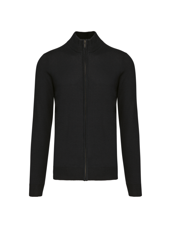 Cardigan zippé homme