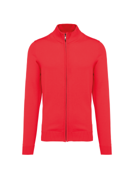 Cardigan zippé homme