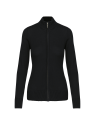 Cardigan zippé femme