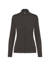 Cardigan zippé femme