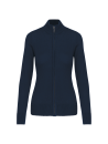 Cardigan zippé femme