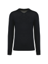 Pull Mérinos col V homme