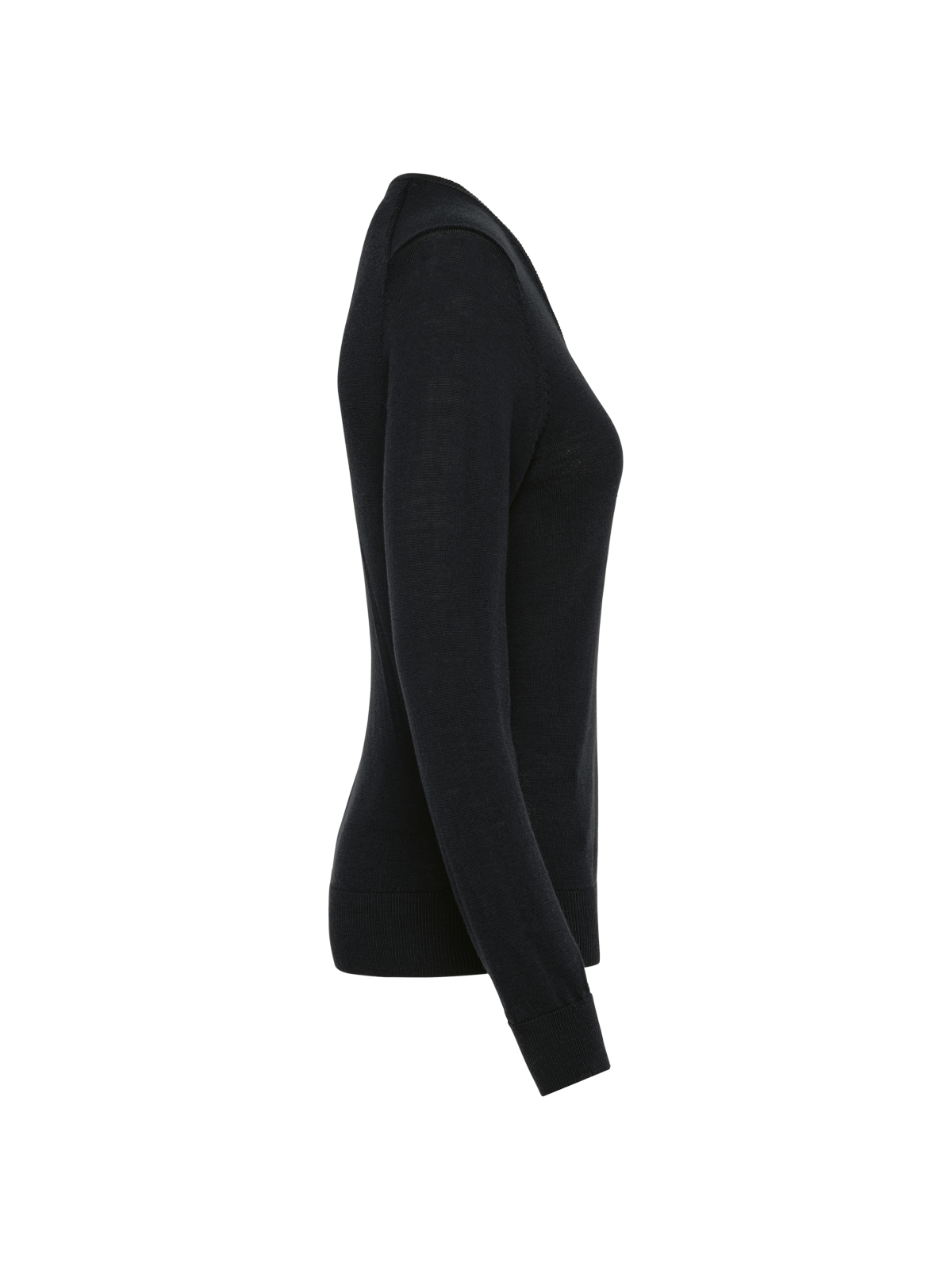 Pull Mérinos col V femme
