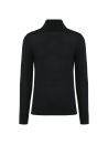 Pull Mérinos col roulé homme