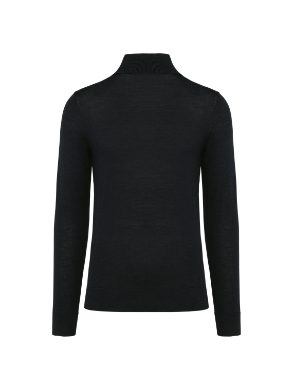 Pull Mérinos col roulé homme