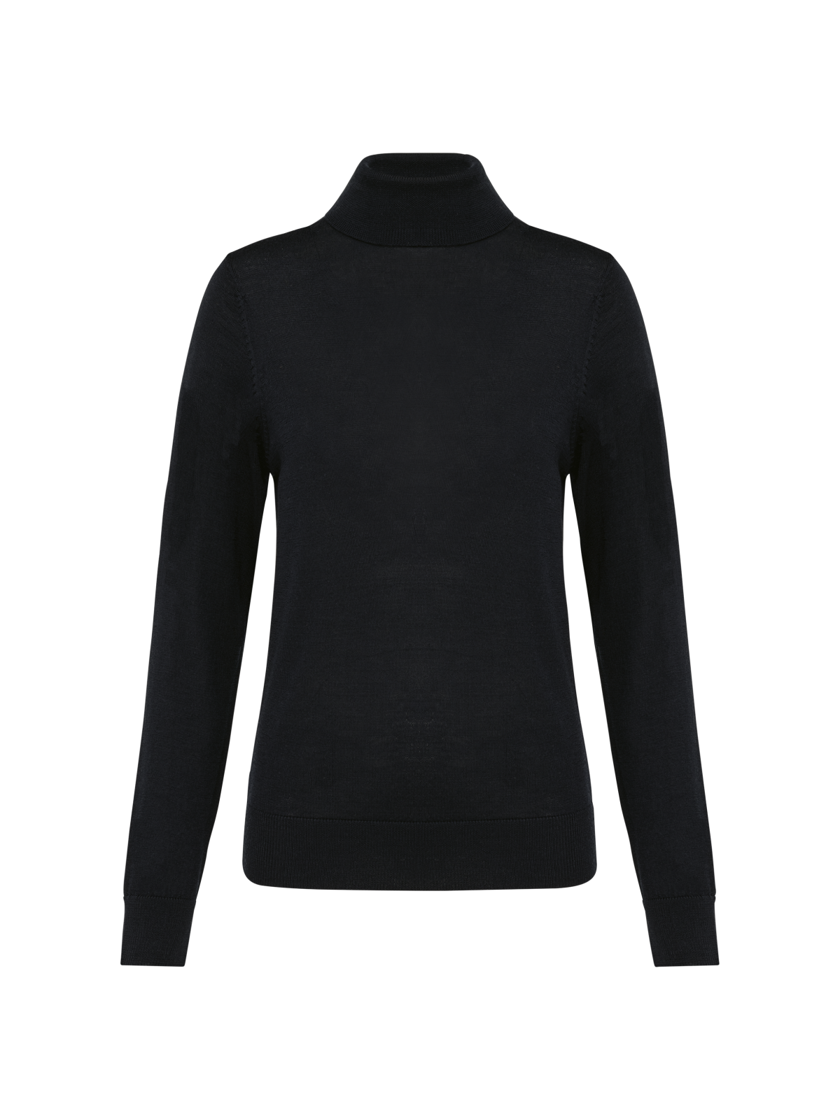 Pull Mérinos col roulé femme