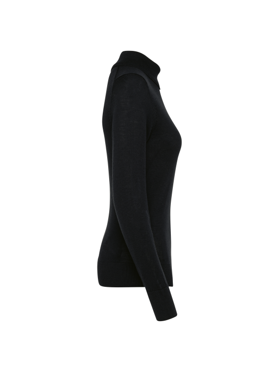 Pull Mérinos col roulé femme
