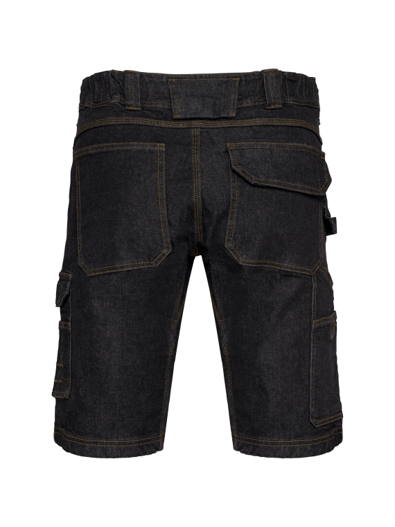 Bermuda denim multipoches homme