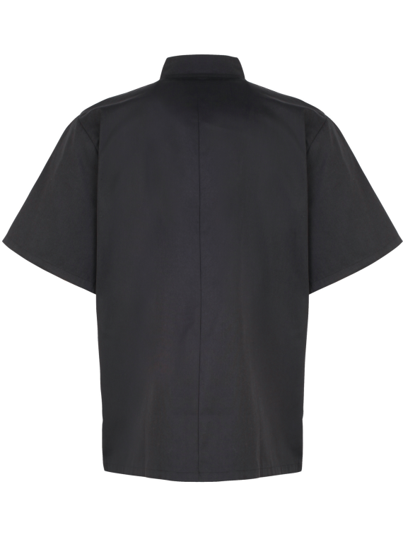 Veste de cuisine manches courtes à boutons pression