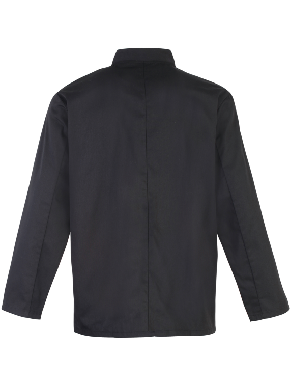 Veste de cuisine manches longues à boutons pression