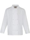 Veste de cuisine manches longues à boutons pression