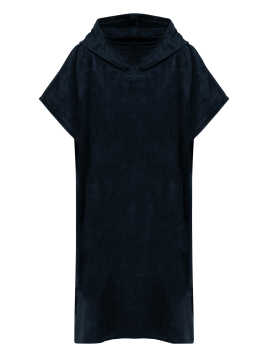 Poncho éponge à capuche unisexe