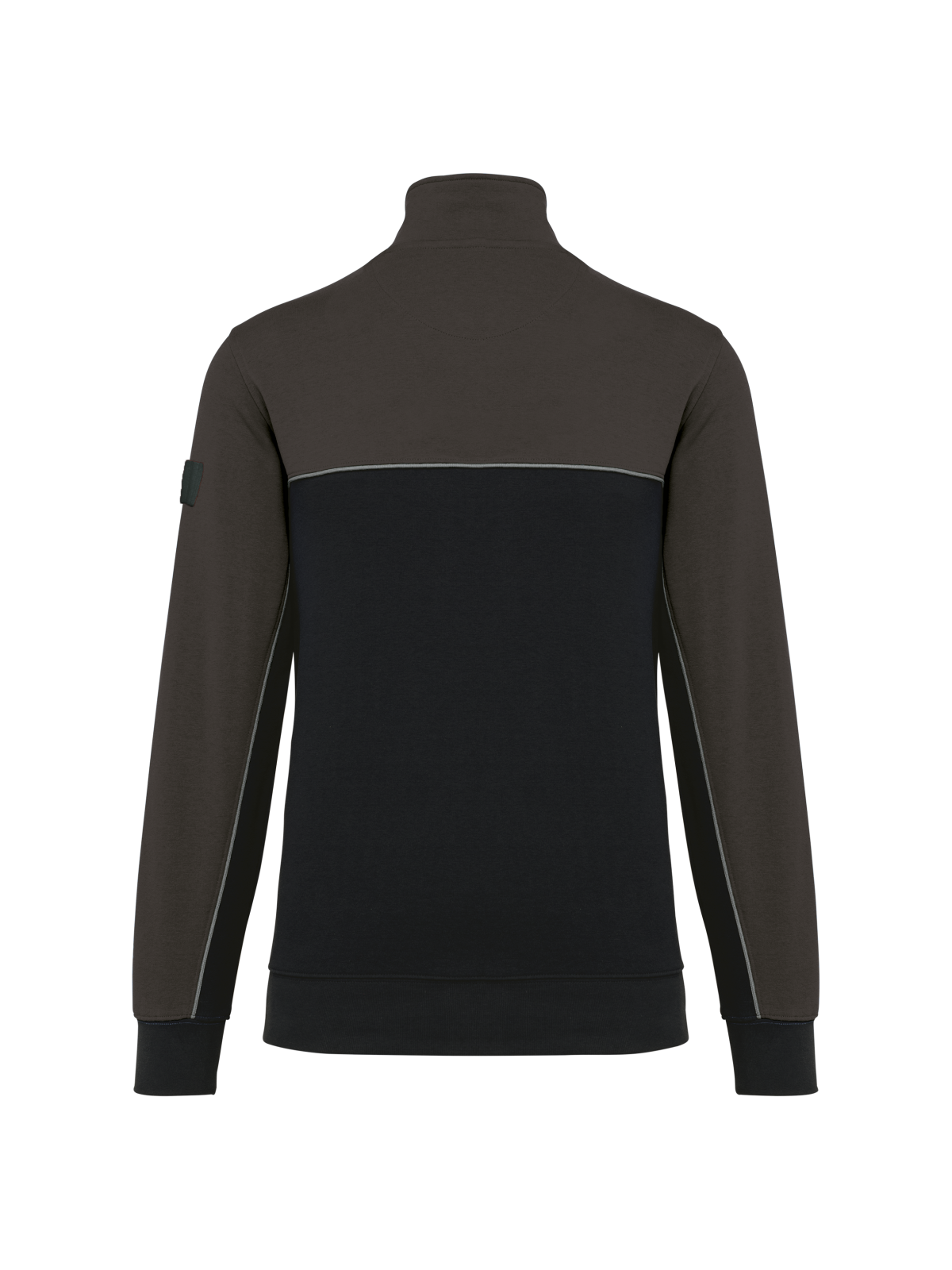 Sweat-shirt écoresponsable col zippé unisexe