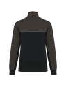 Sweat-shirt écoresponsable col zippé unisexe