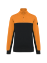 Sweat-shirt écoresponsable col zippé unisexe