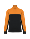 Sweat-shirt écoresponsable col zippé unisexe