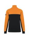 Sweat-shirt écoresponsable col zippé unisexe