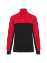 Sweat-shirt écoresponsable col zippé unisexe
