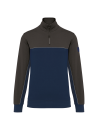 Sweat-shirt écoresponsable col zippé unisexe