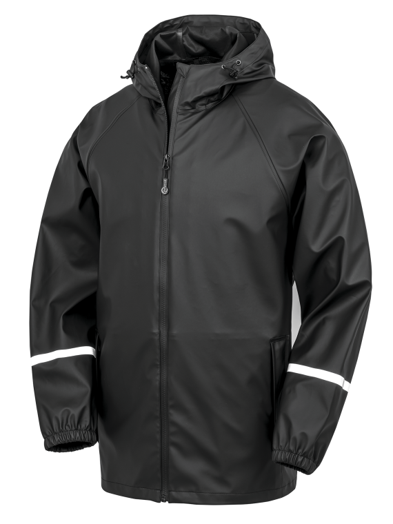 Veste imperméable Prism PU avec bandes réfléchissantes