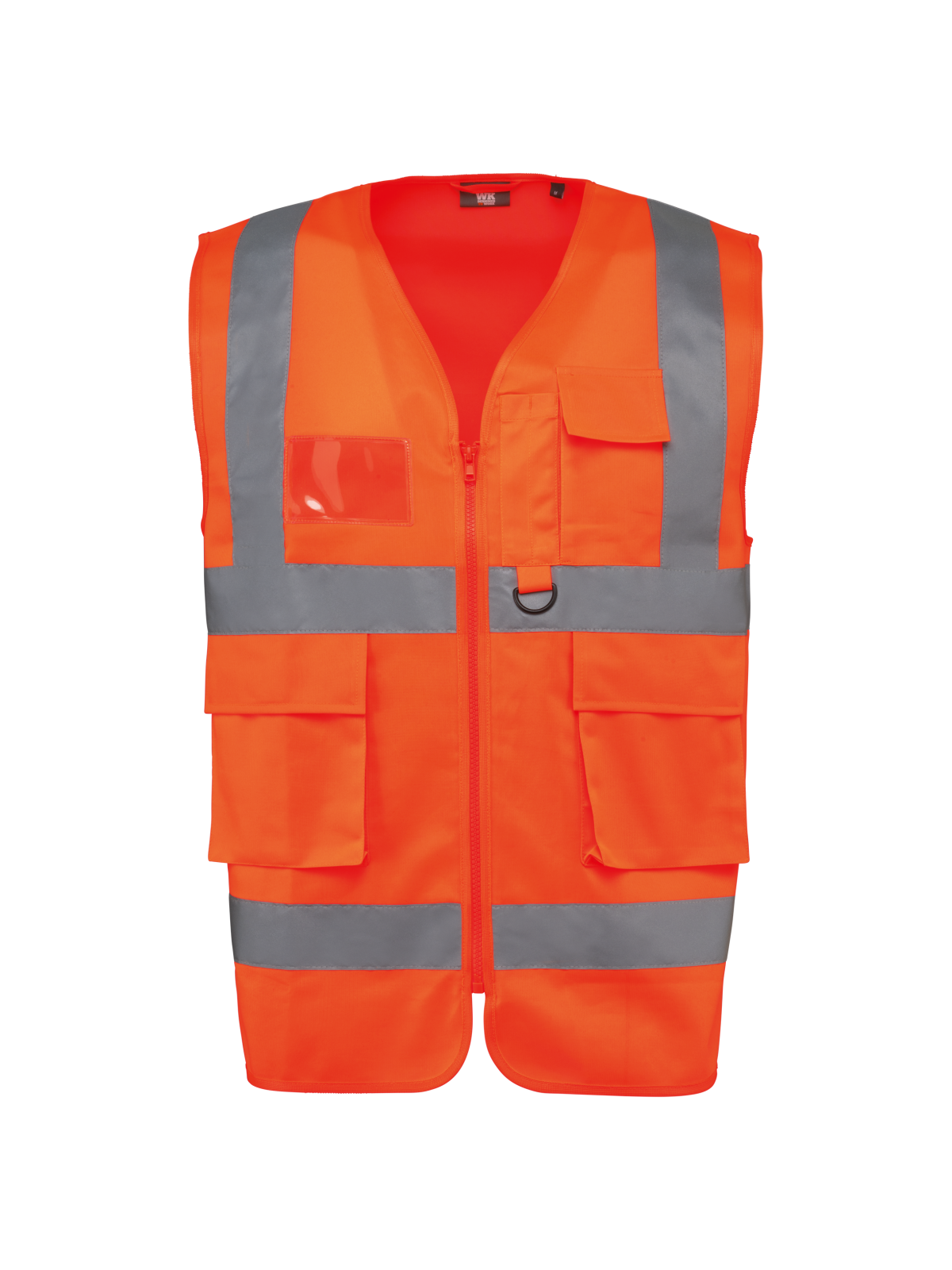 Gilet de sécurité haute visibilité recyclé avec zip unisexe