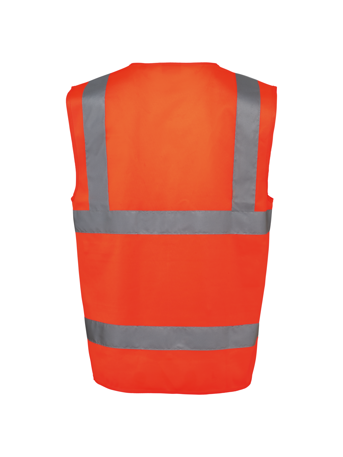 Gilet de sécurité haute visibilité recyclé avec zip unisexe