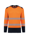 Sweat-shirt de sécurité recyclé col rond unisexe