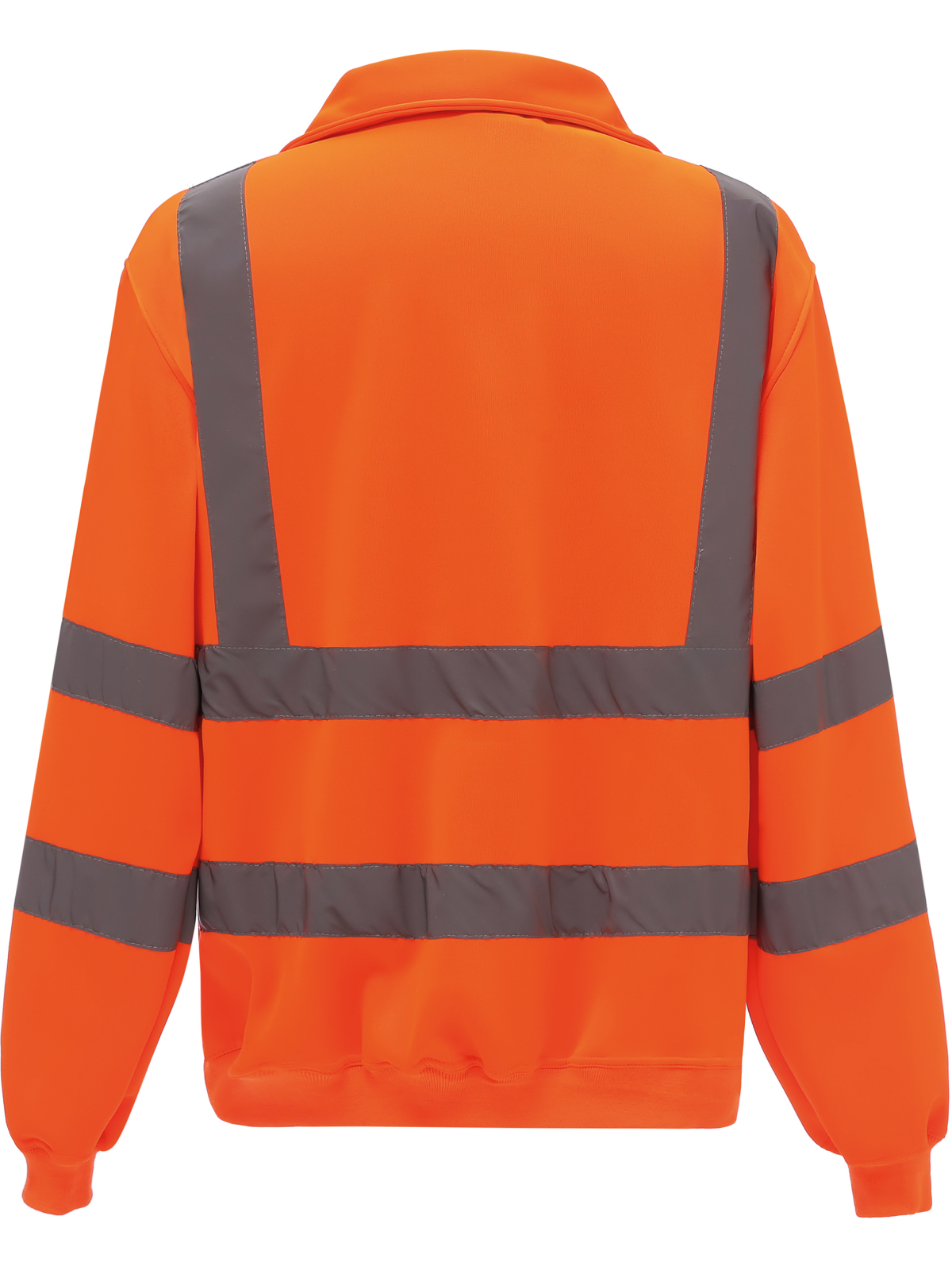 Sweat-shirt 1/4 zip haute visibilité