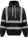Sweatshirt capuche haute visibilité