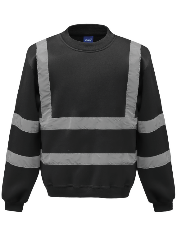 Sweat-shirt haute visibilité col rond