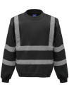 Sweat-shirt haute visibilité col rond