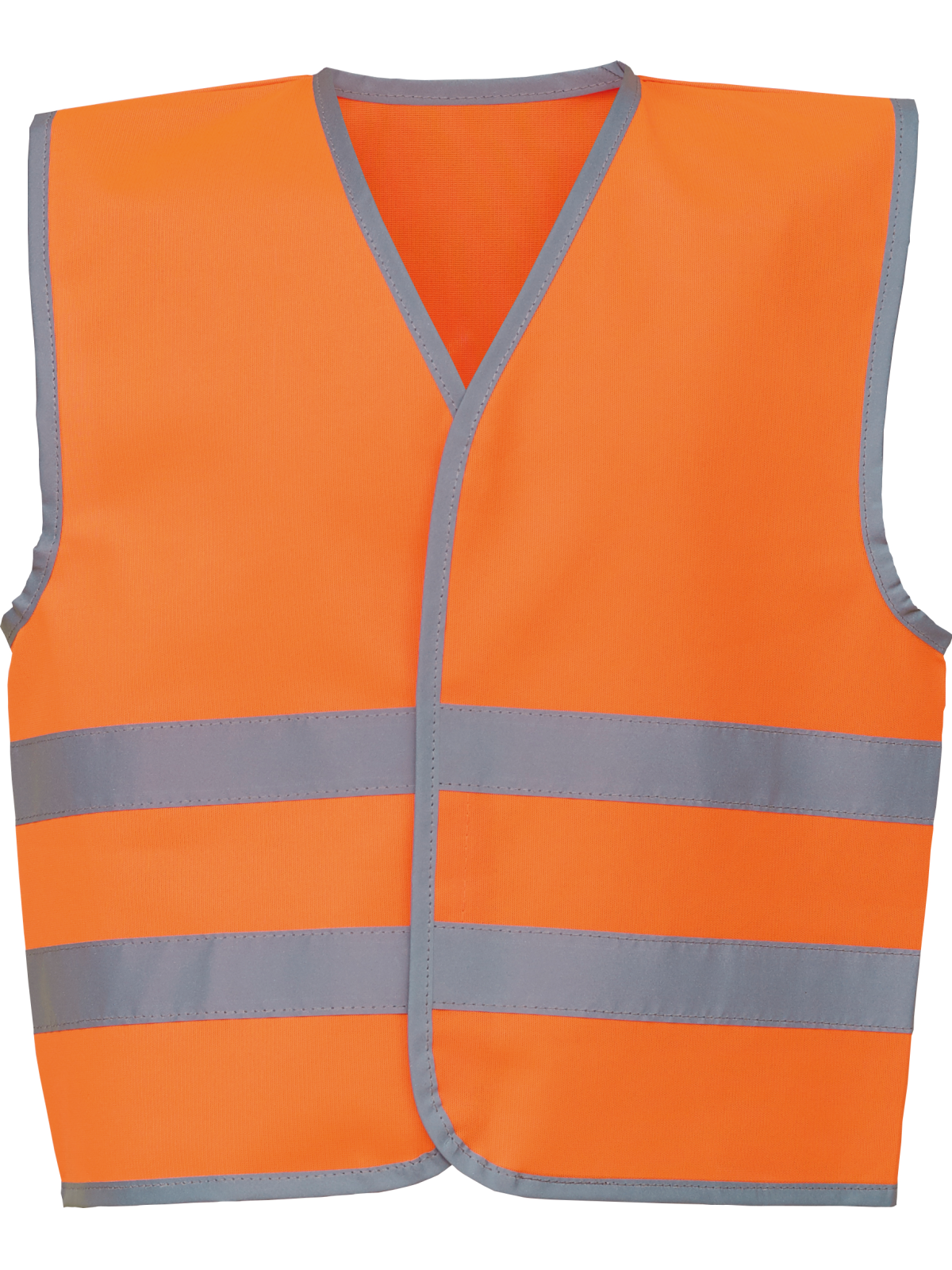 Gilet avec bordures et bandes réfléchissantes