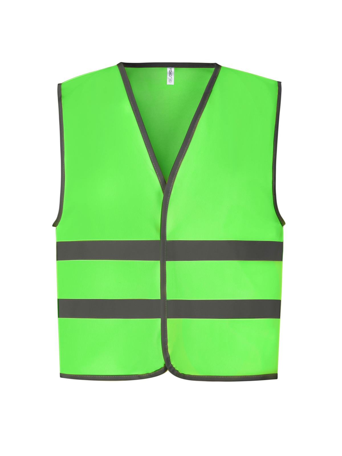 Gilet avec bordures et bandes réfléchissantes