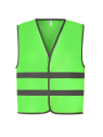 Gilet avec bordures et bandes réfléchissantes