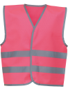 Gilet avec bordures et bandes réfléchissantes
