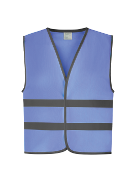 Gilet avec bordures et bandes réfléchissantes