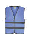 Gilet avec bordures et bandes réfléchissantes