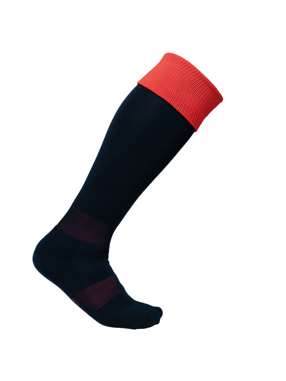 Chaussettes de sport bicolores unisexe