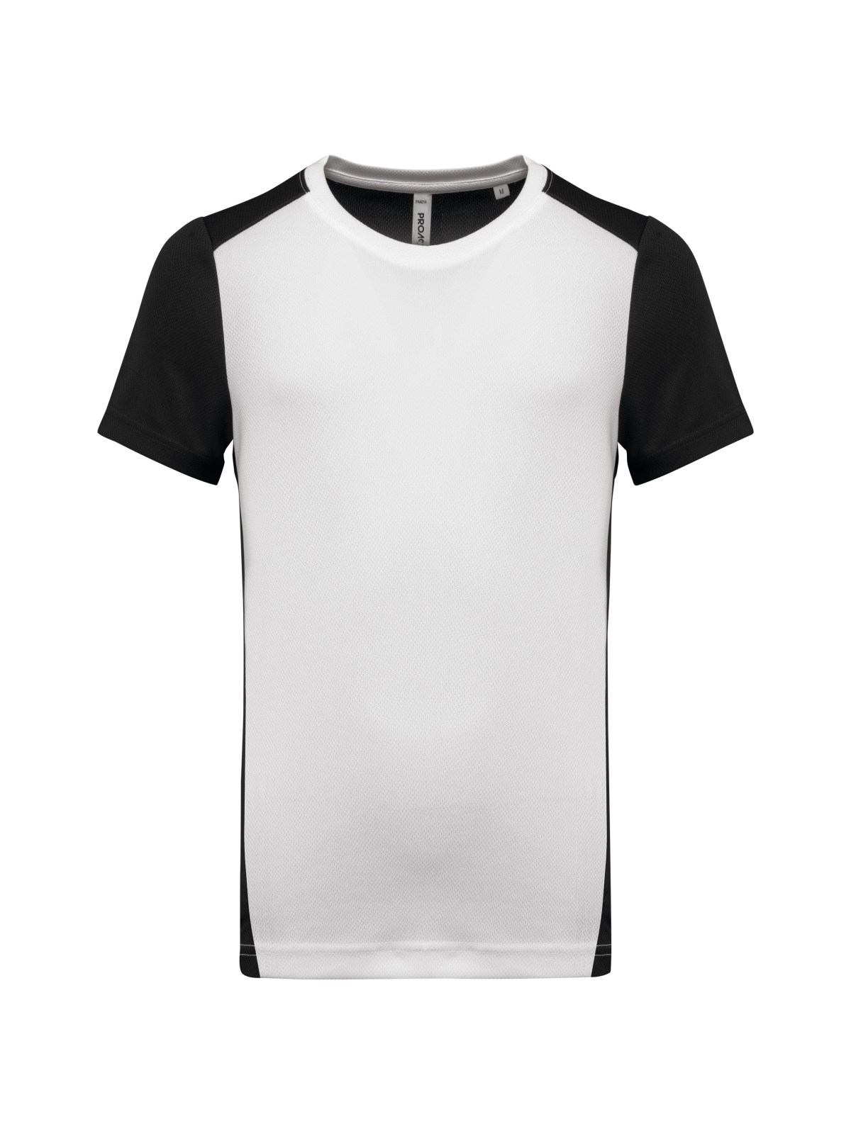 T-shirt de sport écoresponsable bicolore homme